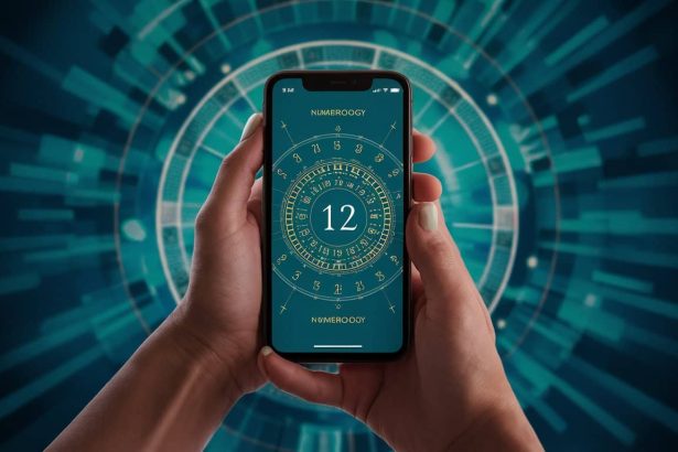 a mobile device displaying a numerology app symbol z awm pttk2ub1ezeuxsaw n0 515tytvwlffeariipja