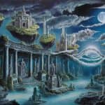 a surreal and dreamlike painting depicting a myste 96n6tp81qrq5cotjtx1t9w xaz2rakzr mkfm0xpgjsja