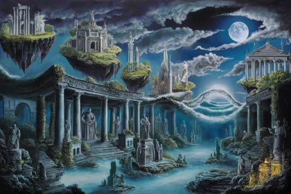 a surreal and dreamlike painting depicting a myste 96n6tp81qrq5cotjtx1t9w xaz2rakzr mkfm0xpgjsja
